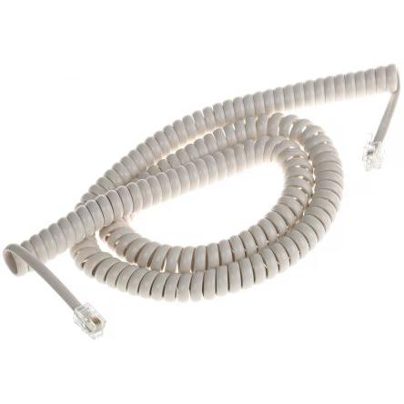 Příslušenství telefonů, Slonovinová 5 m Decelect Telefonní kabel