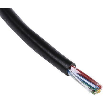 Ovládací kabel, řada: XTRA-GUARD 2 4žilový, 300V Polyvinylchlorid plášť 0.35mm² 22 AWG, vnější průměr: 4.8 mm Alpha Wire