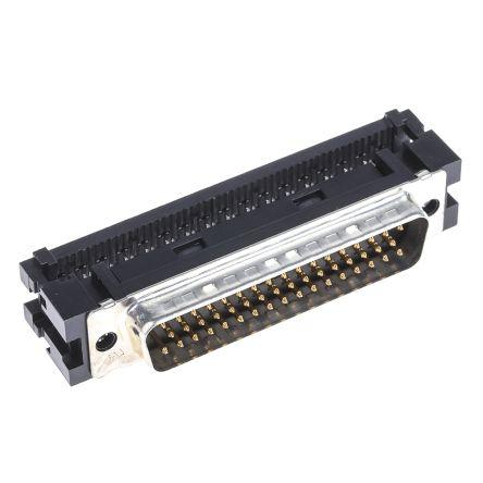 TE Connectivity Konektor D-Sub, řada: Amplimite HDF-20, počet kontaktů: 50, orientace těla: Pravý úhel 2.76 mm, Kabel