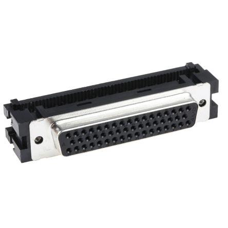 TE Connectivity Konektor D-Sub, řada: Amplimite HDF-20, počet kontaktů: 50, orientace těla: Pravý úhel 2.76 mm, Kabel
