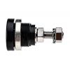 Staubli Testovací zásuvka, 6 mm, Zelená, Žlutá, Vnitřní zásuvný modul, délka: 40 mm, pokovení kontaktu: Nikl Testovací