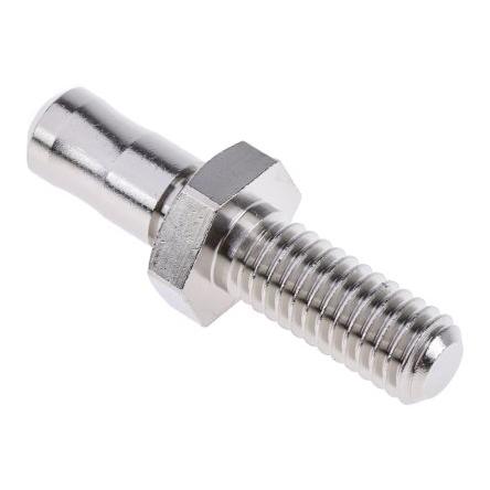 Připojovací svorník, Stříbrná M6 3 mm Staubli