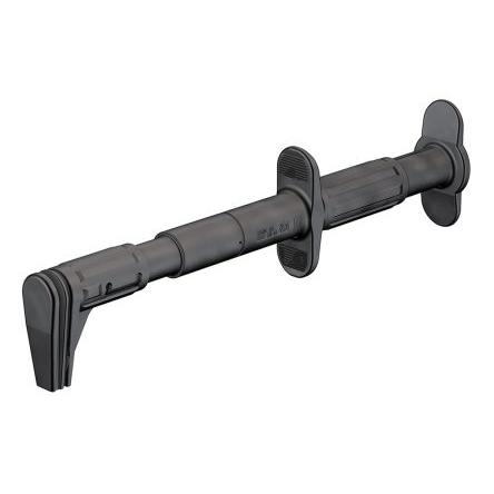 Staubli Krokosvorka, 10 mm, velikost zásuvky: 4 mm, Černá 5A, 60V, délka: 152 mm