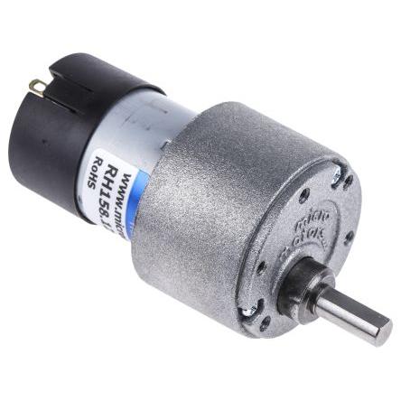 Micromotors Stejnosměrný převodový motor, řada: RH158 12V dc S převodem 210rpm 20 Ncm 8 W 6 mm 660mA