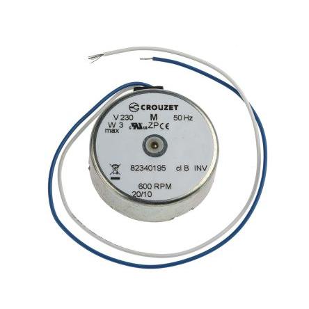 Crouzet Motor AC, řada: 820000 1 Proti směru hodinových ručiček 600rpm 0.16 W Upevňovací otvor ±1,0 %pólový 230V