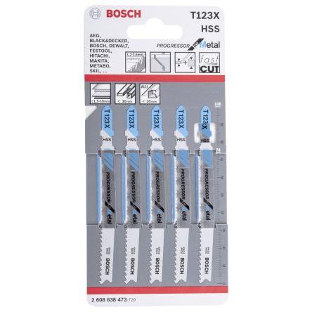 List pro vykružovací pilu Bosch Hliník, Měkký kov 74 mm Rychlořezná ocel