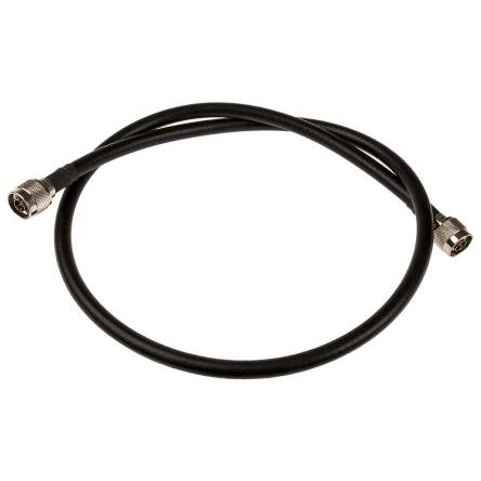 Koaxiální kabel, řada: N Type RG213, Černá Polyvinylchlorid 1 m 50 Ω TE Connectivity S koncovkou