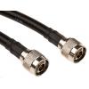 Koaxiální kabel, řada: N Type RG213, Černá Polyvinylchlorid 1.5 m 50 Ω TE Connectivity S koncovkou