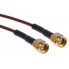 Koaxiální kabel, řada: SMA RG316, Černá Polyvinylchlorid 250 mm 50 Ω TE Connectivity S koncovkou