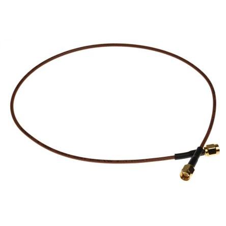 Koaxiální kabel, řada: SMA RG316, Černá Polyvinylchlorid 500 mm 50 Ω TE Connectivity S koncovkou