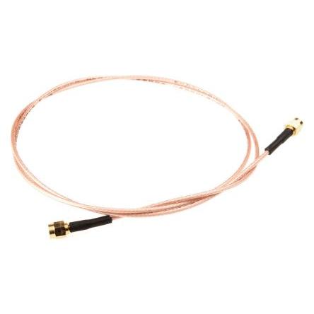 Koaxiální kabel, řada: SMA RG316, Černá Polyvinylchlorid 1 m 50 Ω TE Connectivity S koncovkou