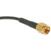Koaxiální kabel, řada: SMA RG174, Černá Polyvinylchlorid 500 mm 50 Ω TE Connectivity S koncovkou