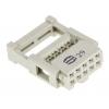 HARTING Konektor IDC, řada: SEK 18 Vnitřní, rozteč: 2.54 mm, počet kontaktů: 10, počet řad: 2, Kabel, IDC, orientace
