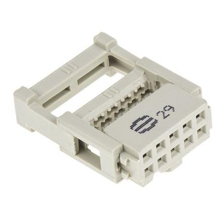 HARTING Konektor IDC, řada: SEK 18 Vnitřní, rozteč: 2.54 mm, počet kontaktů: 10, počet řad: 2, Kabel, IDC, orientace