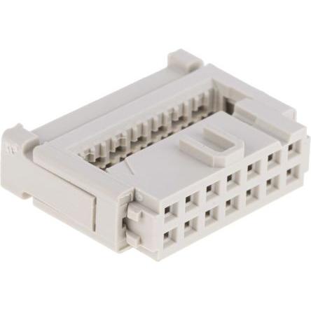 HARTING Konektor IDC, řada: SEK 18 Vnitřní, rozteč: 2.54 mm, počet kontaktů: 14, počet řad: 2, Kabel, IDC, orientace