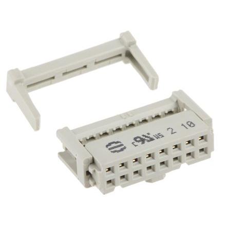 HARTING Konektor IDC, řada: SEK 18 Vnitřní, rozteč: 2.54 mm, počet kontaktů: 16, počet řad: 2, Kabel, IDC, orientace