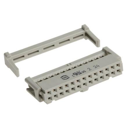 HARTING Konektor IDC, řada: SEK 18 Vnitřní, rozteč: 2.54 mm, počet kontaktů: 26, počet řad: 2, Kabel, IDC, orientace