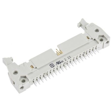HARTING Konektor PCB, řada: SEK 18, Vodič-deska, počet kontaktů: 40, počet řad: 2, rozteč: 2.54 mm, orientace těla: