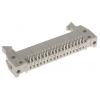 HARTING Konektor PCB, řada: SEK 18, Vodič-deska, počet kontaktů: 34, počet řad: 2, rozteč: 2.54 mm, orientace těla: