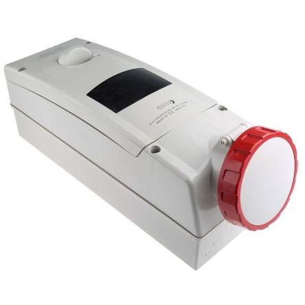 Scame Proudový chránič, řada: ADVANCE 2, IP67, Nástěnná barva Červená, 63A 3P+N+PE, 415V