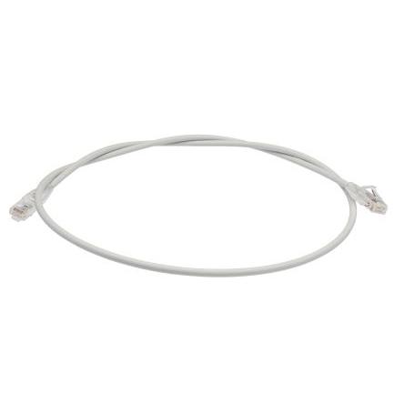 HellermannTyton Connectivity Kat6 Kabel Cat6, Šedá, Polyvinylchlorid, A: RJ45 1 m Vnější, B: RJ45 Vnější, typ pláště: