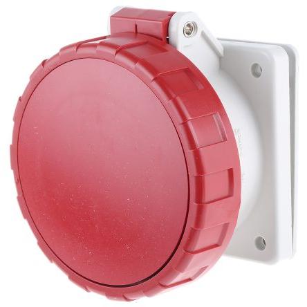 Scame Průmyslová napájecí zásuvka, řada: Optima, IP67 barva Šedá, 16A 2P+PE, 415V