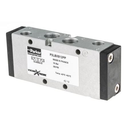 Pneumatický solenoidový ventil, řada: Isomax BSPP Vodič, max. průtok: 380L/min Parker