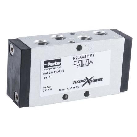 Pneumatický solenoidový ventil, řada: Viking Xtreme BSPP, NPT Vedení/pružina, max. průtok: 190L/min Parker