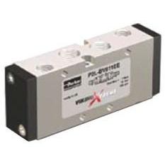 Pneumatický solenoidový ventil 5/2, řada: P2LCX G Elektromagnetický/pružina, max. průtok: 720L/min Parker