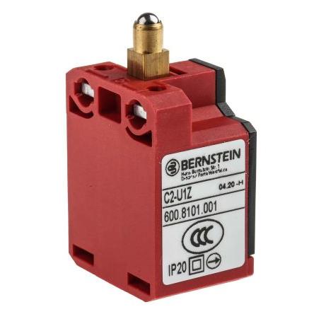 Bernstein AG C2 Plunžr Spínač blokování 1 NO/1 NC IP20 Plast vyztužený sklem