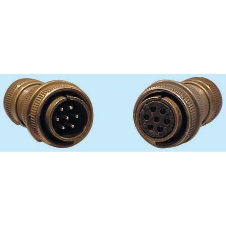 Glenair Kulatý konektor, specifikace Mil, řada: IT, materiál kontaktu: Slitina mědi, orientace těla: Rovný, Kabel, počet