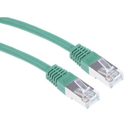 RS PRO Kat6 Ethernetové kabely, Zelená, Polyvinylchlorid, A: RJ45 10 m Vnější, B: RJ45 Vnější, typ pláště: S/FTP