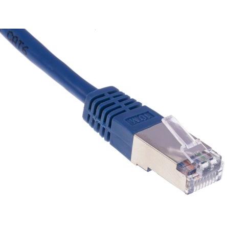 RS PRO Kat6 Ethernetové kabely, Modrá, Polyvinylchlorid, A: RJ45 10 m Vnější, B: RJ45 Vnější, typ pláště: S/FTP
