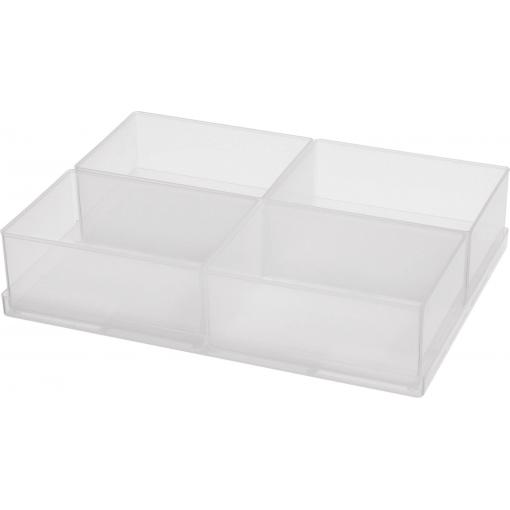 raaco vložka do kufříku na součástky (d x š x v) 220 x 160 x 47 mm přihrádek: 4 Obsah 1 ks