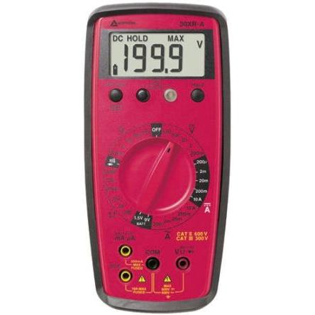 Digitální multimetr Digitální 10 A, typ displeje: LCD 600 V, číslo modelu: 30XR-A Amprobe 10 A