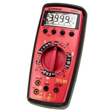 Digitální multimetr Digitální 10 A, typ displeje: LCD 1000 V, číslo modelu: 33XRA Amprobe 10 A