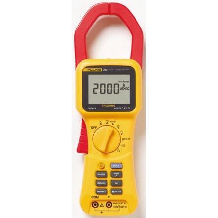 Klešťový měřicí přístroj 600 V ac 1000 V dc 2000 A 2000 A 400 kΩ, úroveň kategorie: KAT IV, CAT III, typ displeje: LCD