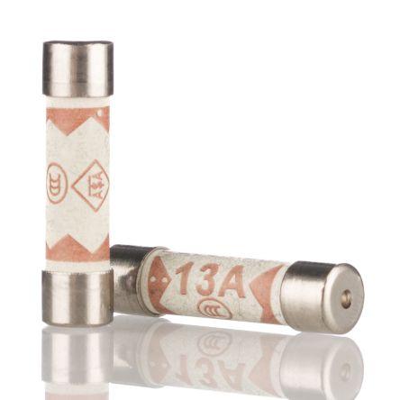 Kazetová pojistka 13A F 6.3 x 25 mm Eaton Keramika 240V ac