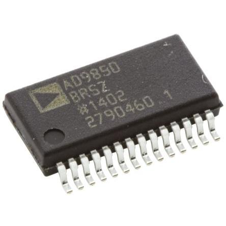 Analog Devices Digitální syntetizér AD9850BRSZ 5 125000 ksps 5.25V, SSOP, počet kolíků: 28 kolíkový