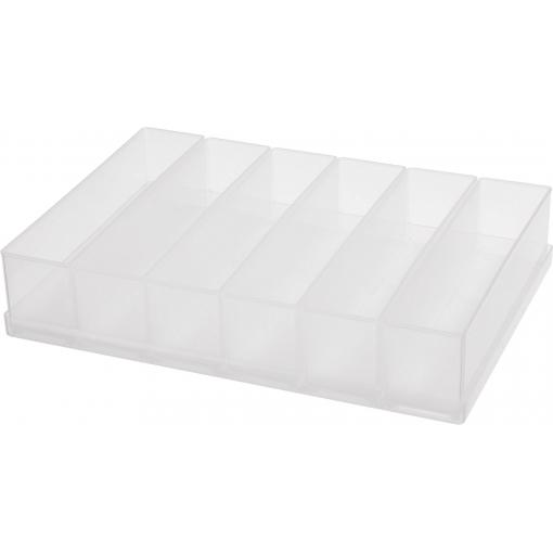 raaco A 9-3 vložka do kufříku na součástky (d x š x v) 238 x 168 x 47 mm přihrádek: 6 Obsah 1 ks