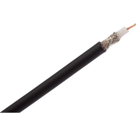 Koaxiální kabel SDI, řada: 1505F RG59/U, Černá Polyvinylchlorid, vnější průměr: 6.15 mm OD 305 m 75 Ω Belden Bez
