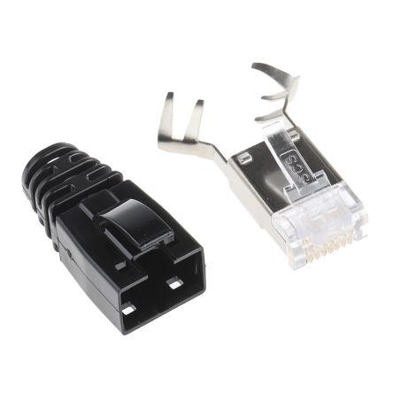 Bel-Stewart Konektor RJ45, řada: SS-39 Vnější Cat6a, počet cest: 8, Rovný, Kabel Stíněné, počet portů: 1portový