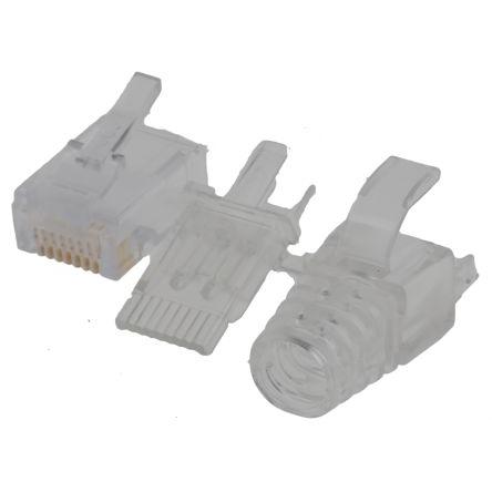 Bel-Stewart Konektor RJ45, řada: SS-39 Vnější Kat6, počet cest: 8, Rovný, Kabel Nestíněný, počet portů: 1portový