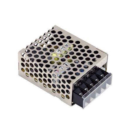 Spínaný napájecí zdroj, počet výstupů: 1 RS-15-24 24V dc Šasi 15 W RS-15 MEAN WELL 370 V dc, 264V ac