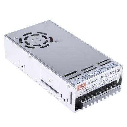Spínaný napájecí zdroj, počet výstupů: 4 QP-150F 24V dc Šasi 152 W QP MEAN WELL 370 V dc, 264V ac