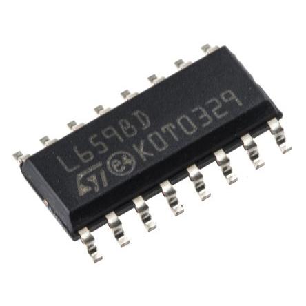 STMicroelectronics PWM regulátor L6598D 16.6V 400 kHz, počet kolíků: 16 kolíkový, SOIC
