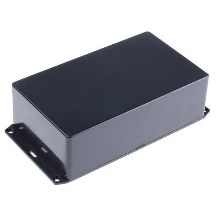 Hammond Pouzdro, řada: 1591 IP54 S přírubou barva Černá barva Černá ABS 191 mm 57 mm 110 mm