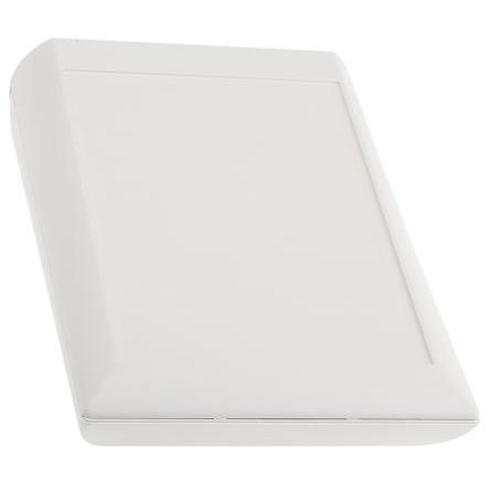 OKW Pouzdro počítače, řada: Comptec Zešikmená přední strana Bílá ABS 200 mm 71.5 mm 150 mm