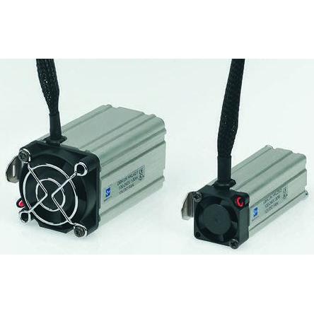 DBK Enclosures Zapouzdřené topné těleso 150W 100V ac, 240 V ac 150W 72 °C 42mm 42 mm