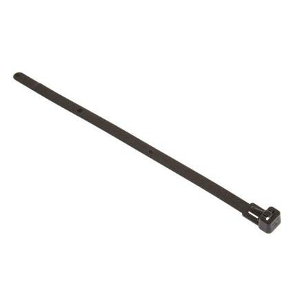 Stahovací páska Rozpojitelné 115-00027 REL180-PA66-BK 180 mm 6.5mm Černá Nylon 66 HellermannTyton